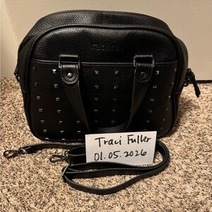 Black Studded Handbag